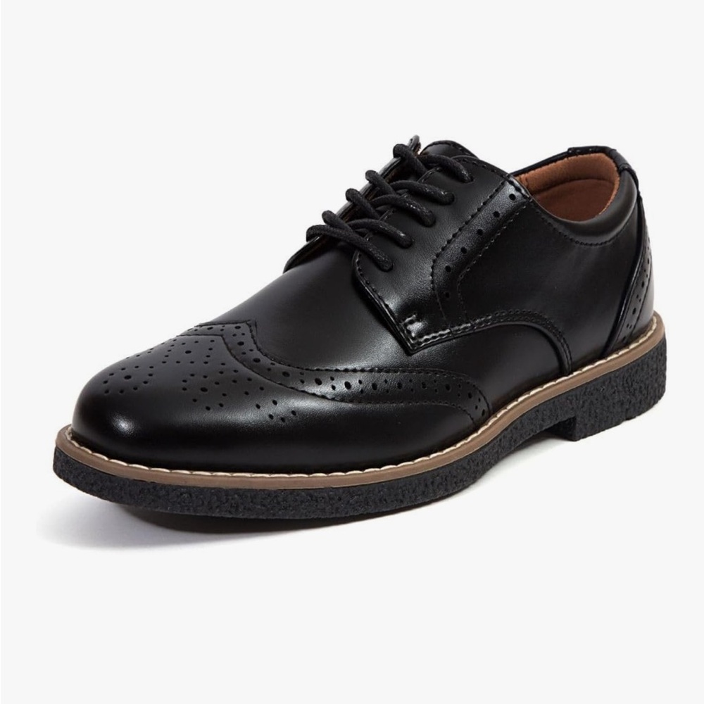 Boys Black size 4 dress shoes